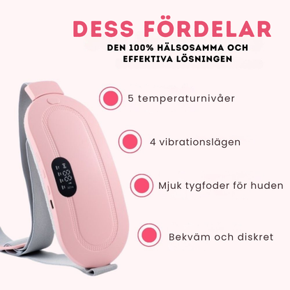 Relyva™ Mensvärme- och massagebälte